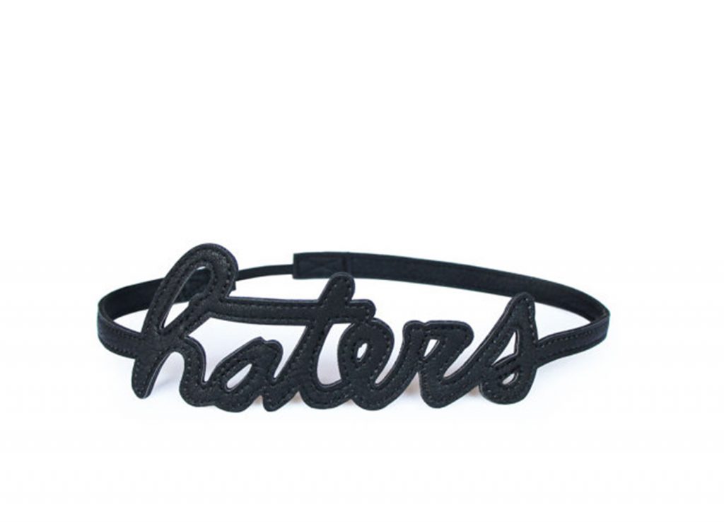 Haters Hairband Black